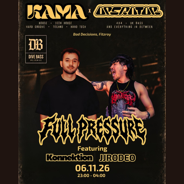 KAMA live at Bad Decisions Bar - Concert poster