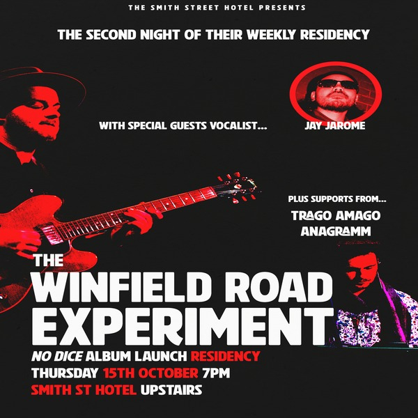 Winfield Road Experiment Residency live at A Smith St Basement - Concert poster