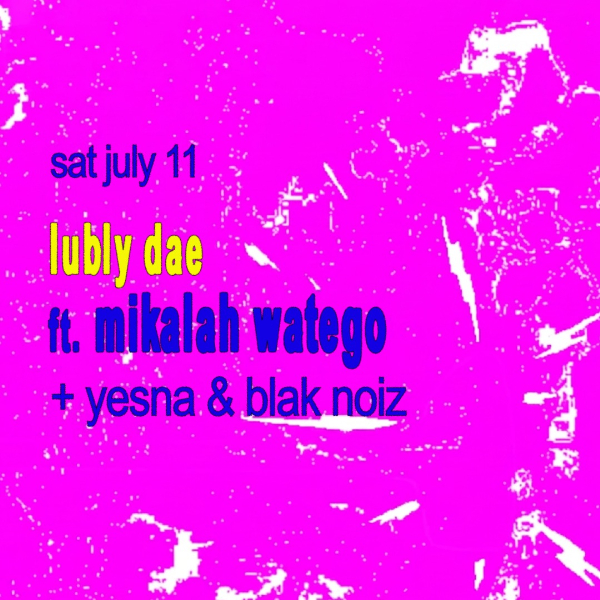 Lubly Dae + Mikalah Watego live at boomroom - Concert poster