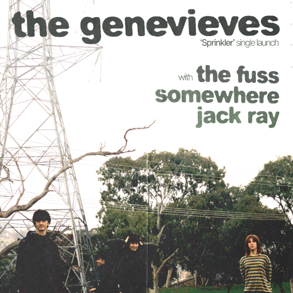 The Genevieves 'Sprinkler' Launch live at JIVE, ADELAIDE - Concert poster
