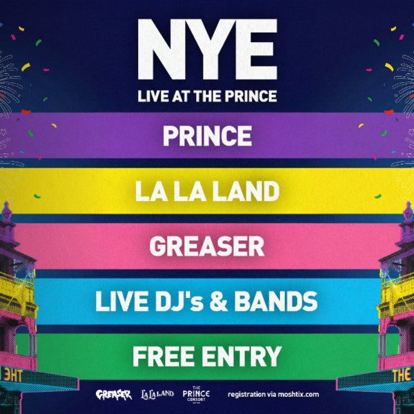 New Years Eve LIVE at the Prince