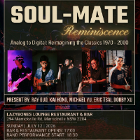 Soul-Mate Reminiscence live at Lazybones Lounge Restaurant & Bar - Concert poster