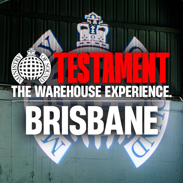 Ministry of Sound: Testament Brisbane 2026 live at Touring Nationally (Various Venues) - Concert poster