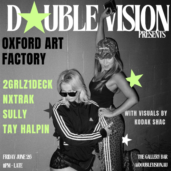 Double Vision live at Oxford Art Factory - Concert poster