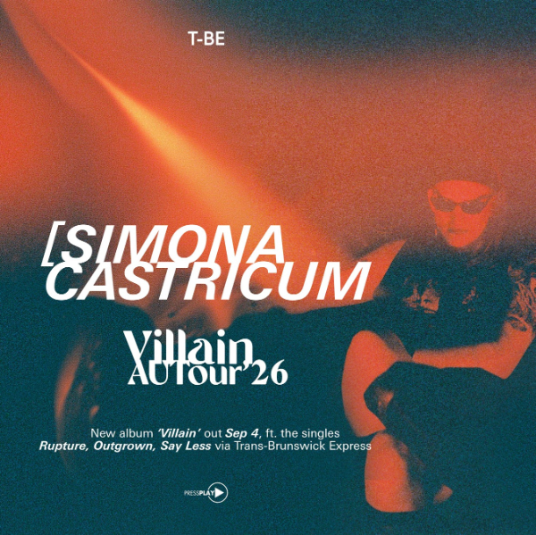 Simona Castricum + Perfect Actress live at The Vanguard - Concert poster