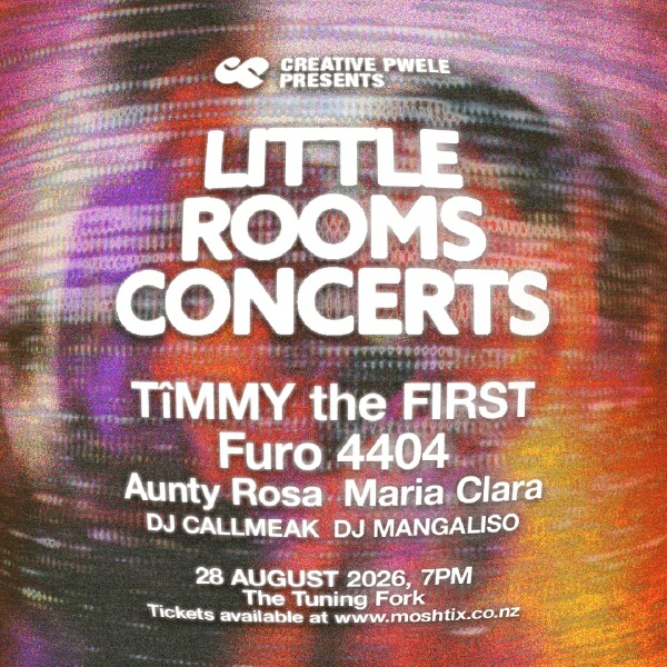 Creative Pwele Presents: Little Rooms Concerts live at The Tuning Fork - Concert poster