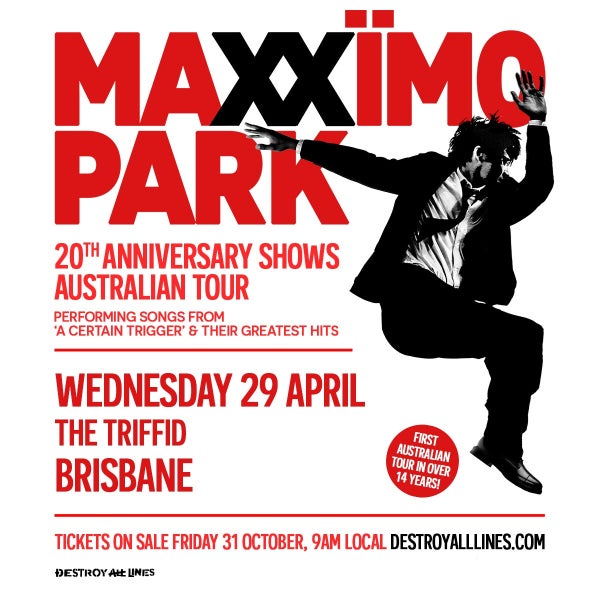 Maximo Park 20th Anniversary Australian Tour at THE TRIFFID, BRISBANE