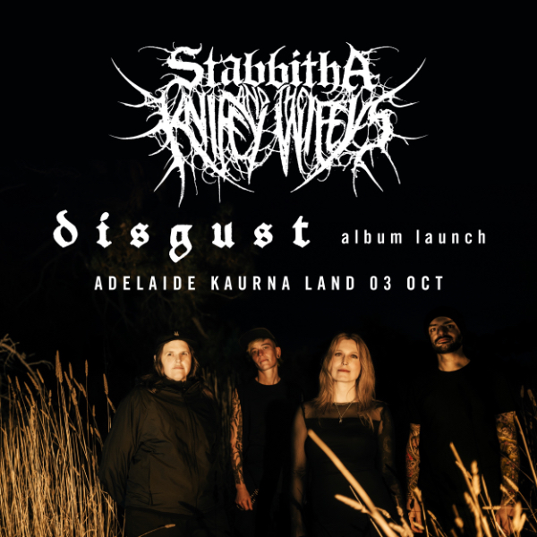 Stabbitha & The Knifey Wifeys 'Disgust' Album Launch live at JIVE, ADELAIDE - Concert poster
