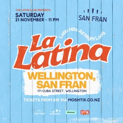 La Latina live at San Fran - Concert poster