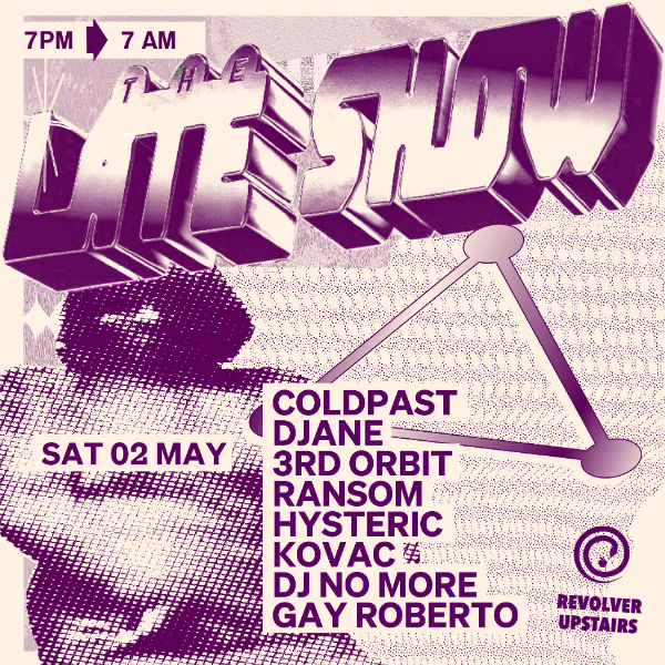 The Late Show live at Revolver Nightclub in Melbourne on May 02, 2026 - Concert poster