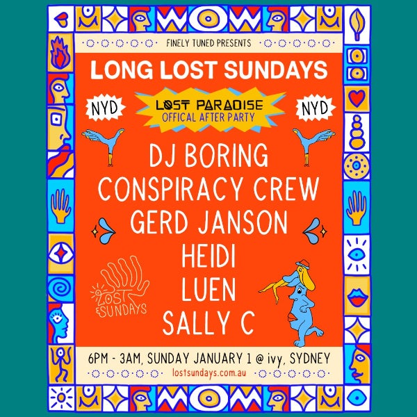 Lost Sundays NYD ft. DJ Boring, Gerd Janson, Heidi, Sally C & friends