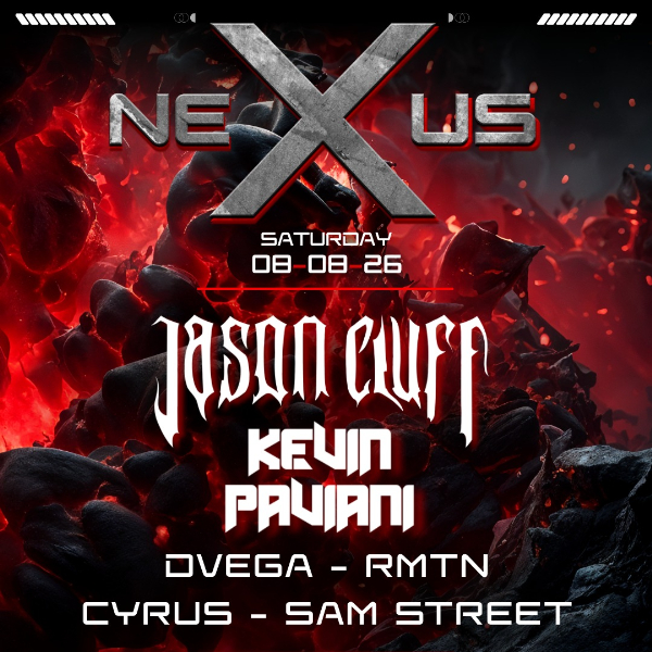 NEXUS Presents JASON CLUFF live at Tempo Nightclub - Concert poster