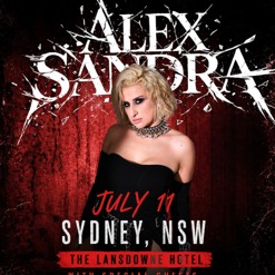 Alex Sandra (USA) with Special Guests live at Lansdowne Hotel - Concert poster