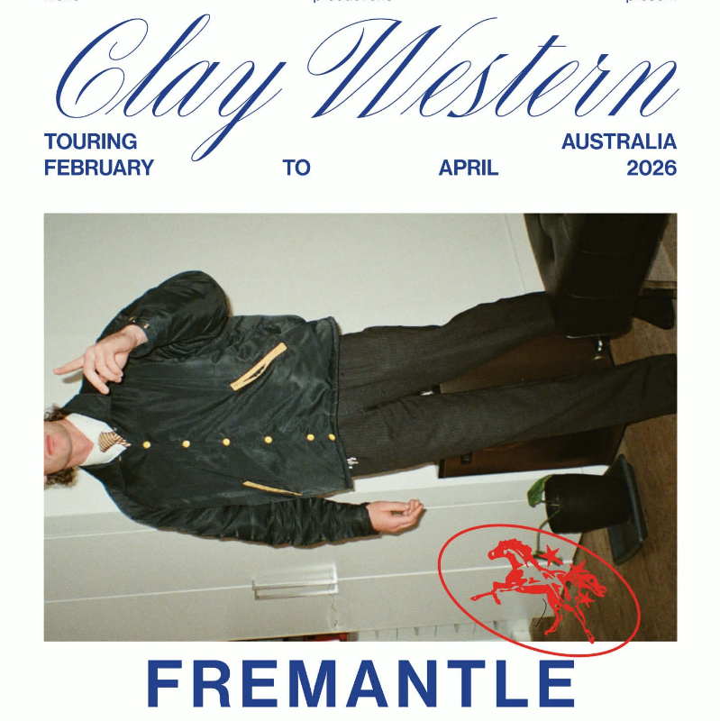 Clay Western - Fremantle live at MOJO'S BAR in Perth on April 10, 2026 - Concert poster