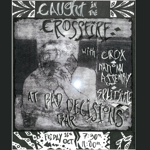 Bar Decisions Bar Gig - National Assembly Band live at Bad Decisions Bar - Concert poster