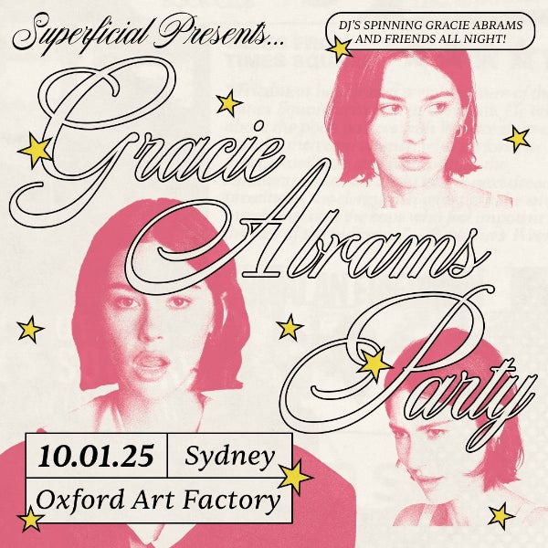 Gracie Abrams Night  Sydney