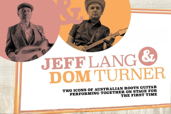JEFF LANG & DOM TURNER live at Brunswick Ballroom - Concert poster