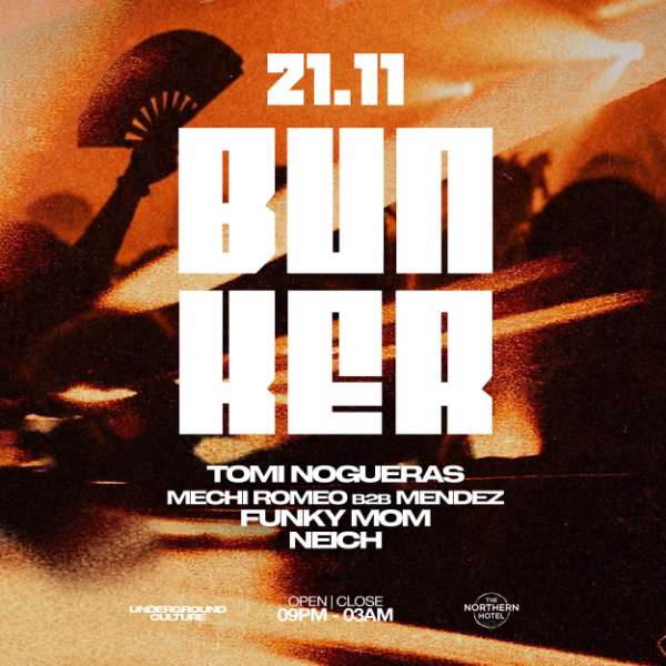 𝗕𝗨𝗡𝗞𝗘𝗥 — 𝗟𝗔𝗦𝗧 𝗗𝗔𝗡𝗖𝗘 𝟮𝟬𝟮𝟲. live at The Northern - Concert poster