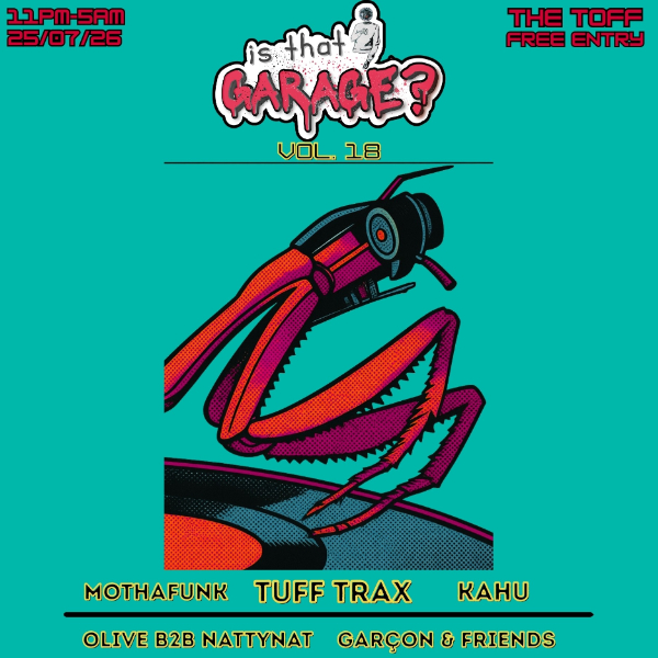 IS THAT GARAGE? — VOL. 18 live at THE TOFF IN TOWN, MELBOURNE - Concert poster