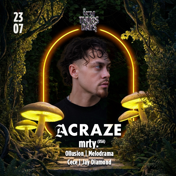 ivy Thursdays feat. ACRAZE - 23rd July live at ivy Sydney - Concert poster