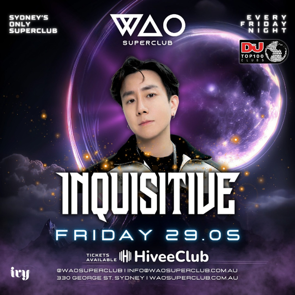 FRI 29 MAY - WAO SUPERCLUB @ IVY live at ivy Sydney in Sydney on May 29, 2026 - Concert poster