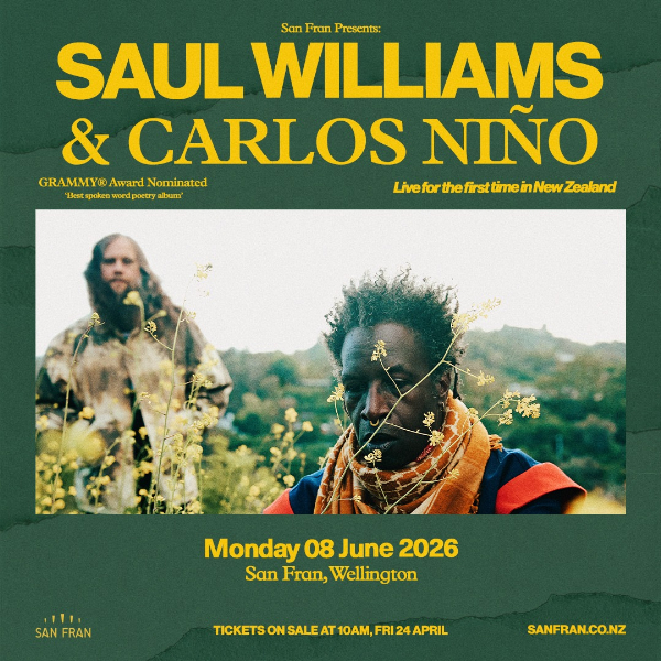 Saul Williams meets Carlos Niño | Wellington live at San Fran - Concert poster
