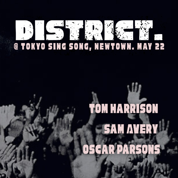 DISTRICT live at Tokyo Sing Song - Concert poster