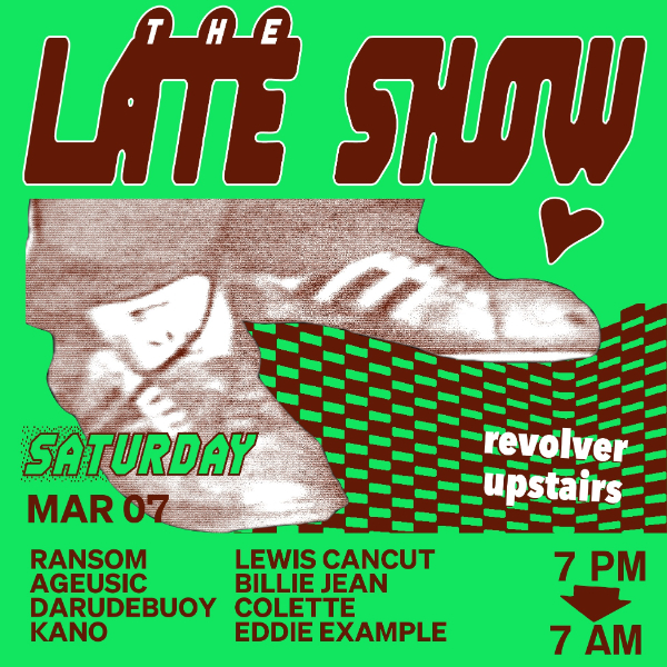 The Late Show live at Revolver Nightclub in Melbourne on March 07, 2026 - Concert poster