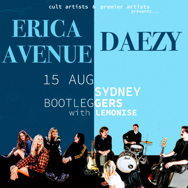 Erica Avenue & Daezy at Bootleggers - Co Headline Show live at Bootleggers - Concert poster
