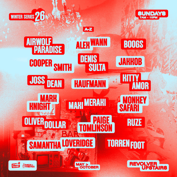 Winter Series 2026 live at Revolver Nightclub - Concert poster