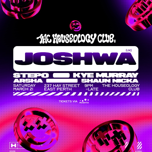 THC ft. Joshwa live at Barbes in East Perth on March 21, 2026 - Concert poster