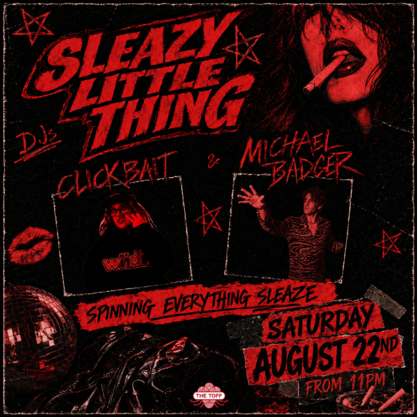 SLEAZY LITTLE THING live at THE TOFF IN TOWN, MELBOURNE - Concert poster