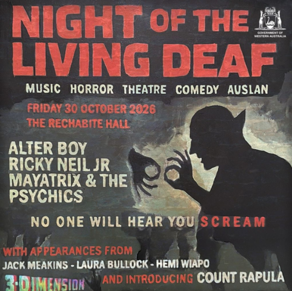 Night Of The Living Deaf live at The Rechabite - Concert poster