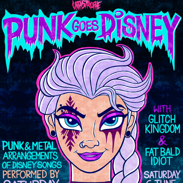 Punk Goes Disney w/ Saturday Disney // Glitch Kingdom // Fat Bald Idiot live at La La La's - Concert poster