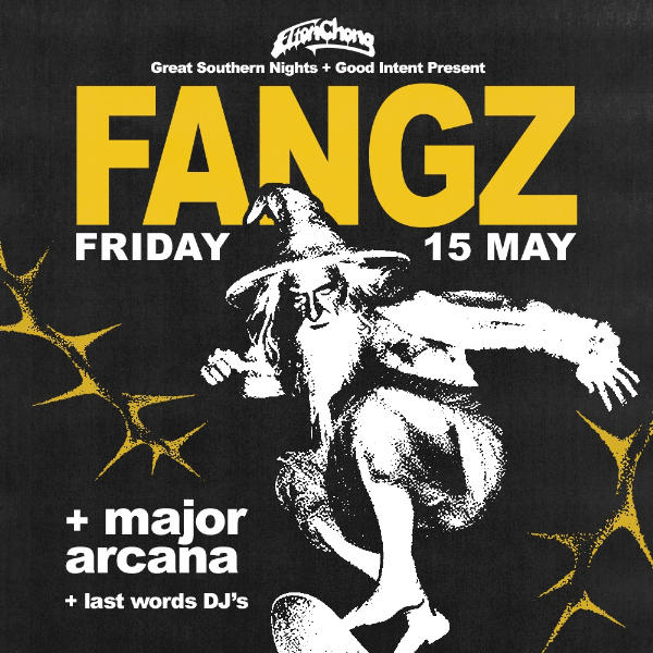 FANGZ w/ Major Arcana + LAST WORDS DJ's live at Elton chong - Concert poster