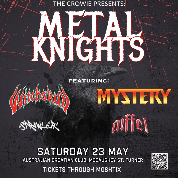 Metal Knights live at The Australian Croatian Club - Concert poster
