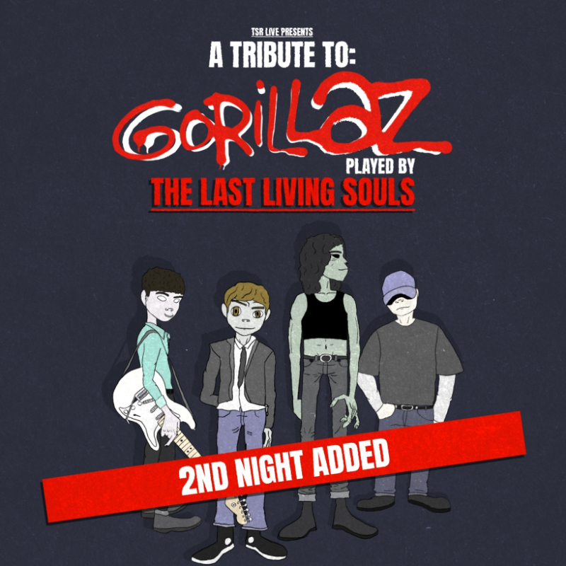 A Tribute to: GORILLAZ: Demon Days Album + Greatest Hits Played By Last Living Souls SECOND SHOW ADDED live at Freo.Social - Concert poster
