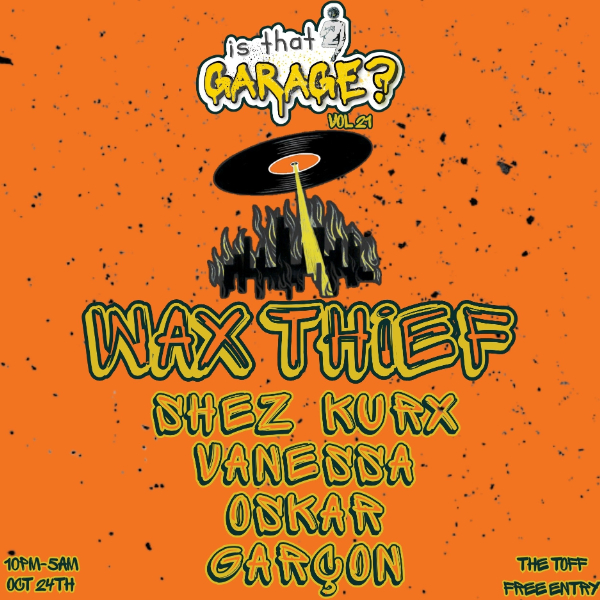 IS THAT GARAGE? VOL. 21 live at THE TOFF IN TOWN, MELBOURNE - Concert poster