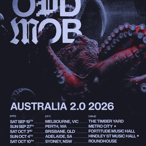 Odd Mob- Australian Tour live at Australian Tour - Concert poster