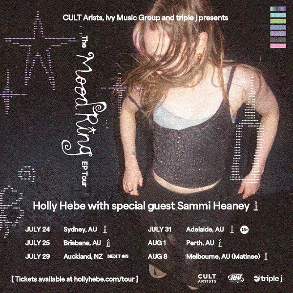 Holly Hebe Mood Ring EP Tour live at The Tuning Fork - Concert poster