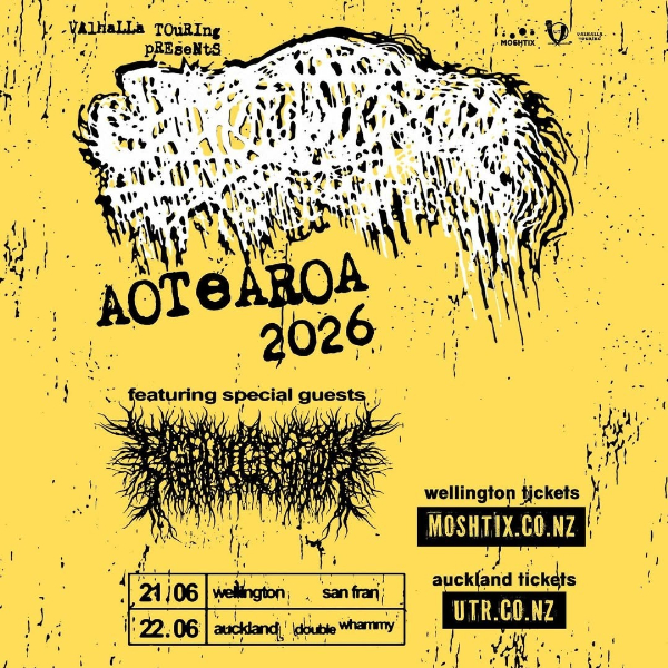 Sanguisugabogg & Peeling Flesh Wellington live at San Fran - Concert poster