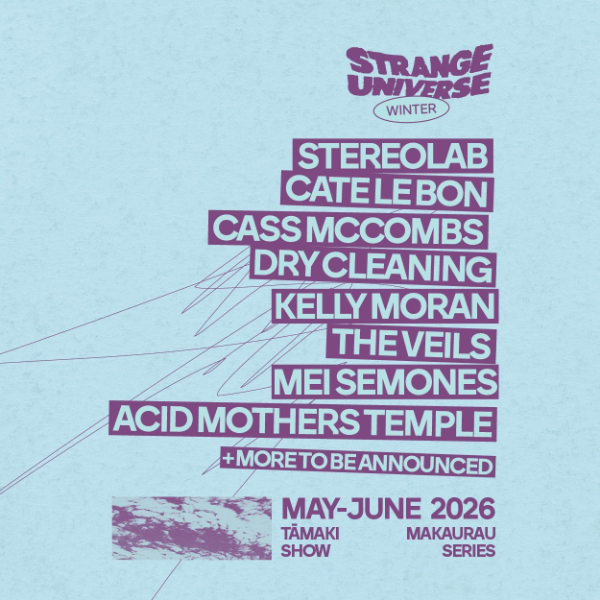 Strange Universe live at Various, NZ - Concert poster