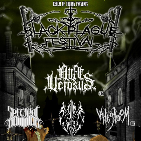 Black Plague Festival live at The Ed Castle - Concert poster
