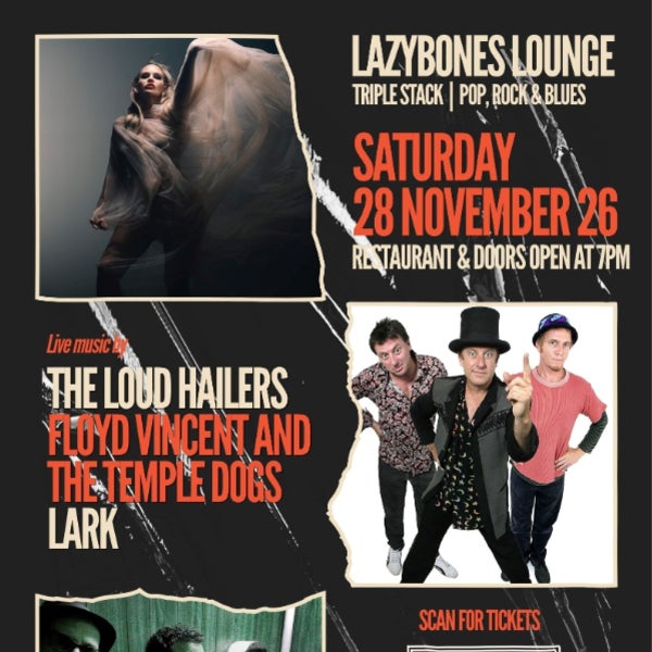 Floyd Vincent and the Temple Dogs + The Loud Hailers + Lark