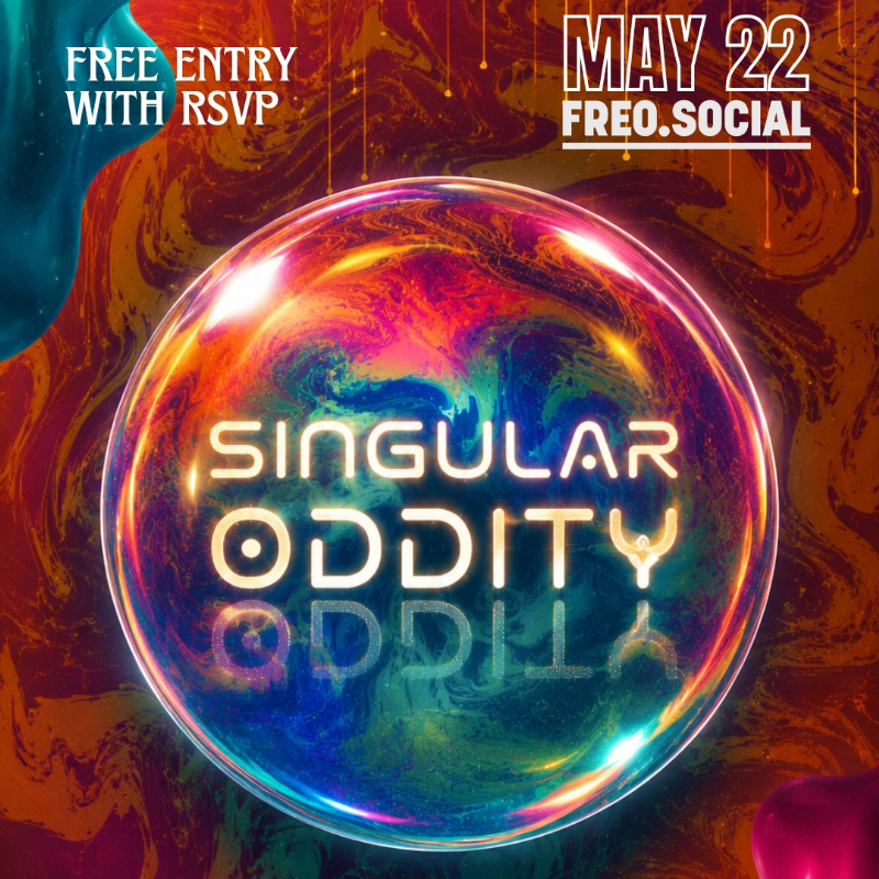 Singular Oddity live at Freo.Social - Concert poster
