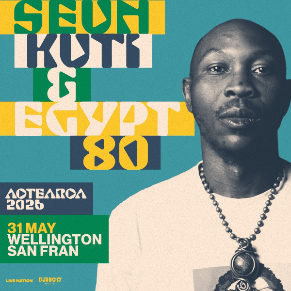 Seun Kuti & Eygpt 80 live at San Fran - Concert poster