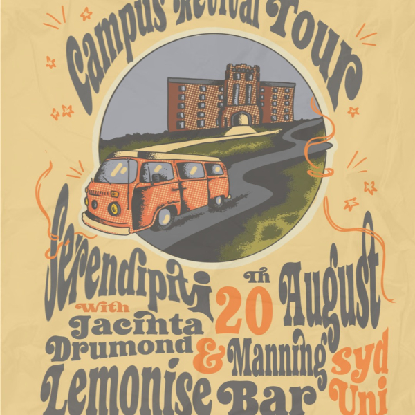 Serendipiti The 'idealist (realist)' Tour live at Manning Bar - Concert poster