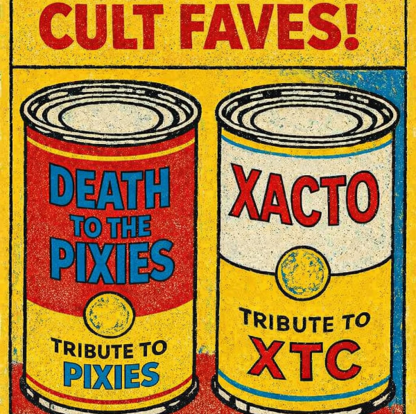 CULT FAVES: XTC AND PIXIES ALT-TRIBUTE SHOW live at The Bridge Hotel - Concert poster
