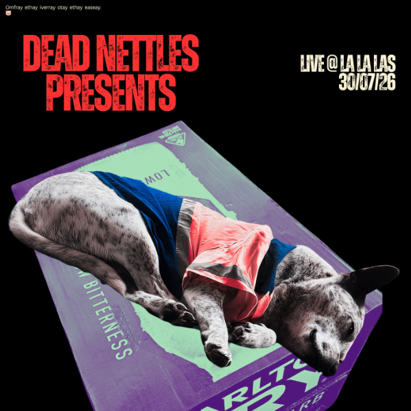 Dead Nettles w/ Miran.da // Keens live at La La La's - Concert poster