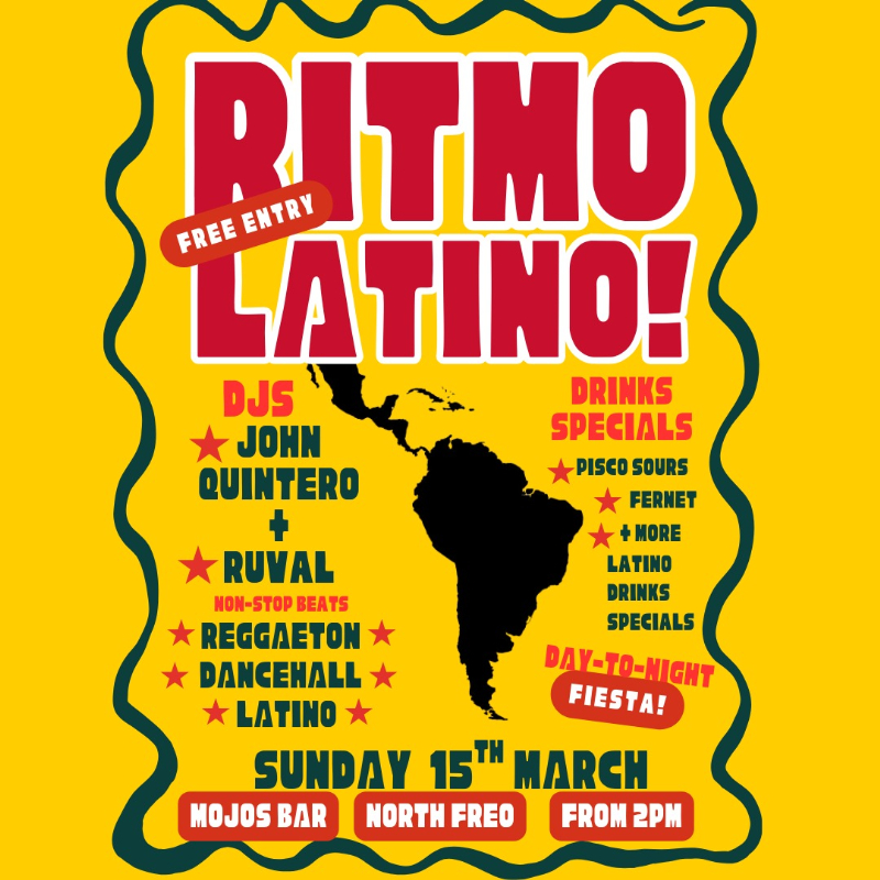 RITMO LATINO! live at MOJO'S BAR in Perth on March 15, 2026 - Concert poster
